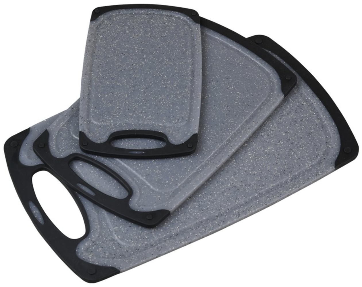 KESPER® Schneidebrett Brett mit "RUTSCH-STOPP", Kunststoff, (Set, 3-St) Bild 1