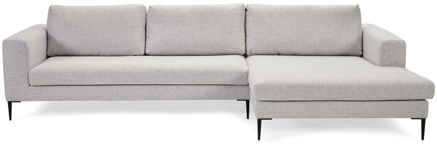 Ecksofa - Nordin - Recamiere Rechts - Silver Bild 1