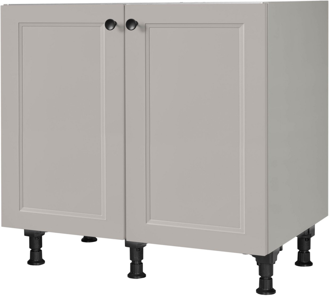 nobilia® Spülenschrank "Cascada", vormontiert, mit höhenverstellbaren Sockelfüßen, Breite 90 cm Bild 1