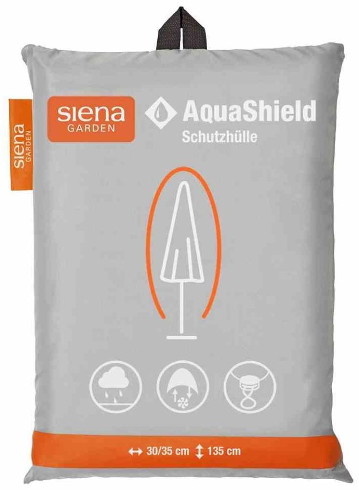 AquaShield Schirmhülle 30/35xH135 cm ohne Stab, hellgrau, 100% Polyester Bild 1