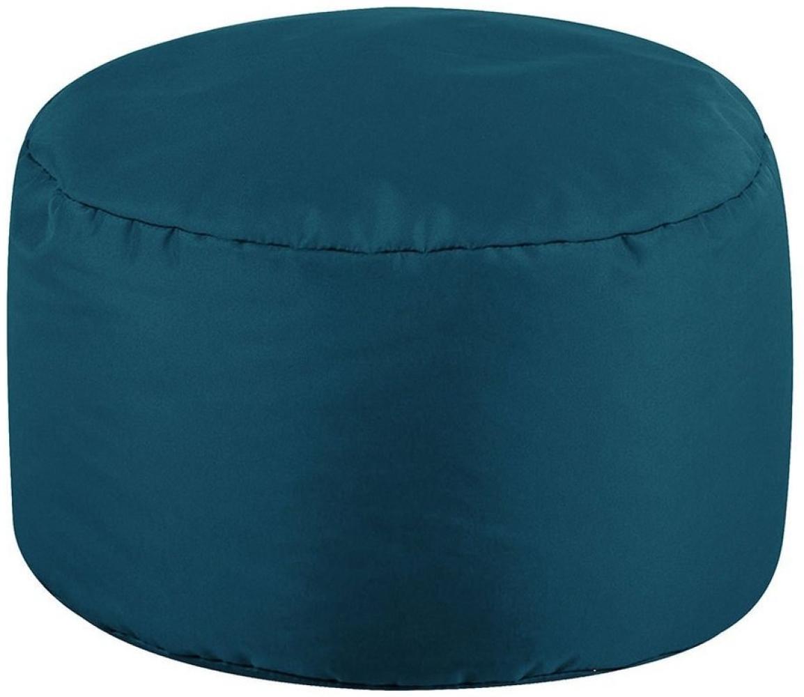 Bean Bag Bazaar Sitzpuff, Wasserabweisend, Fußhocker XL Sitzpouf Outdoor, Puff Hocker Groß, Sitzsack Hocker, Sitzkissen Bild 1