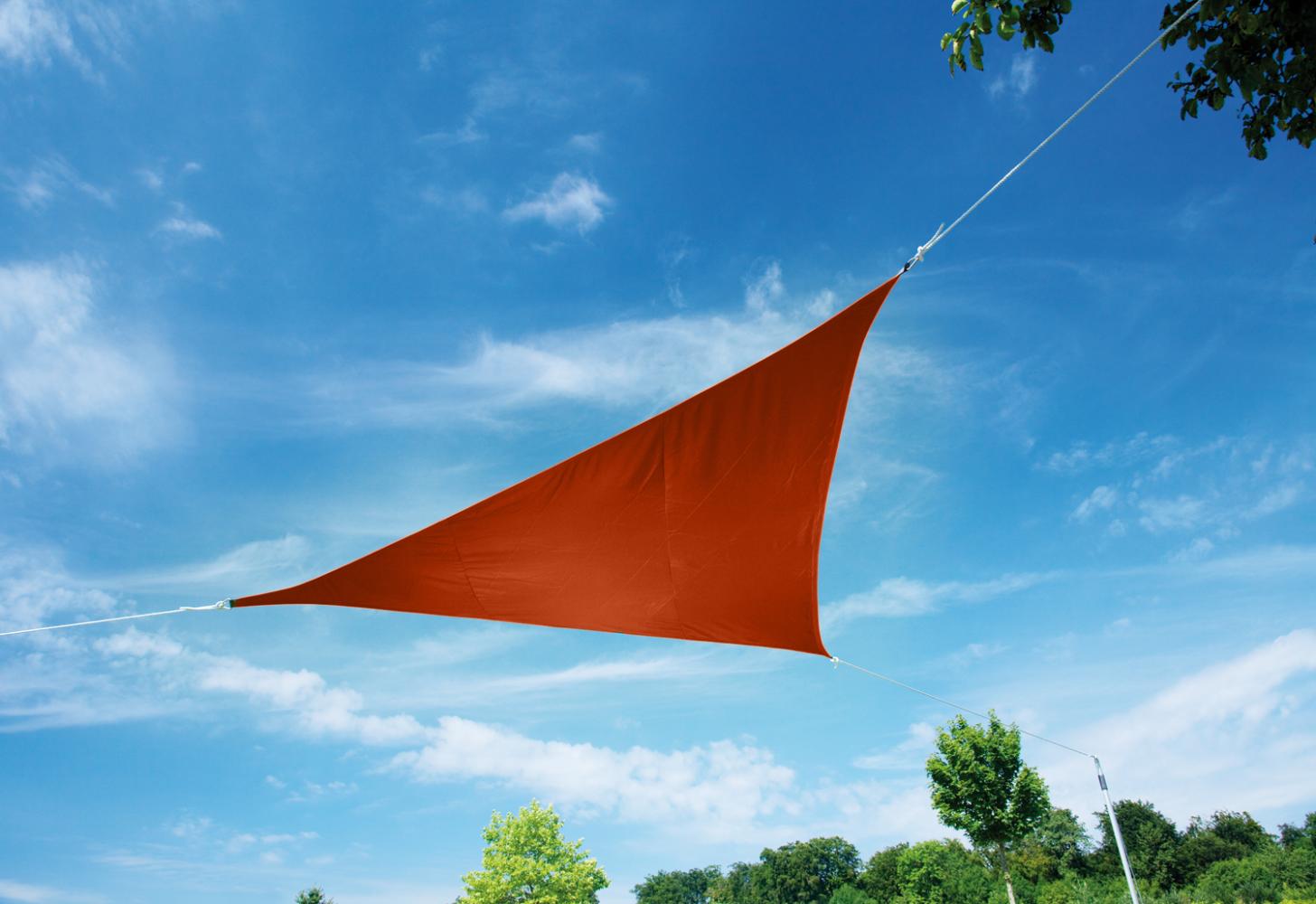 Doppler Sonnensegel "AluPro 360 x 360 x 360" Dreieck, terracotta, 360 x 360 x 360 cm Bild 1