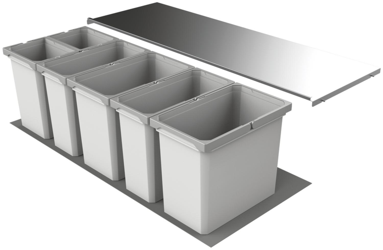 Abfallsorter Cox Box 2T/1200-6 mit sechsfach Trennung für 120 cm Schrankbreite / Abfalleimer / Abfallsammler / Mülleimer Bild 1