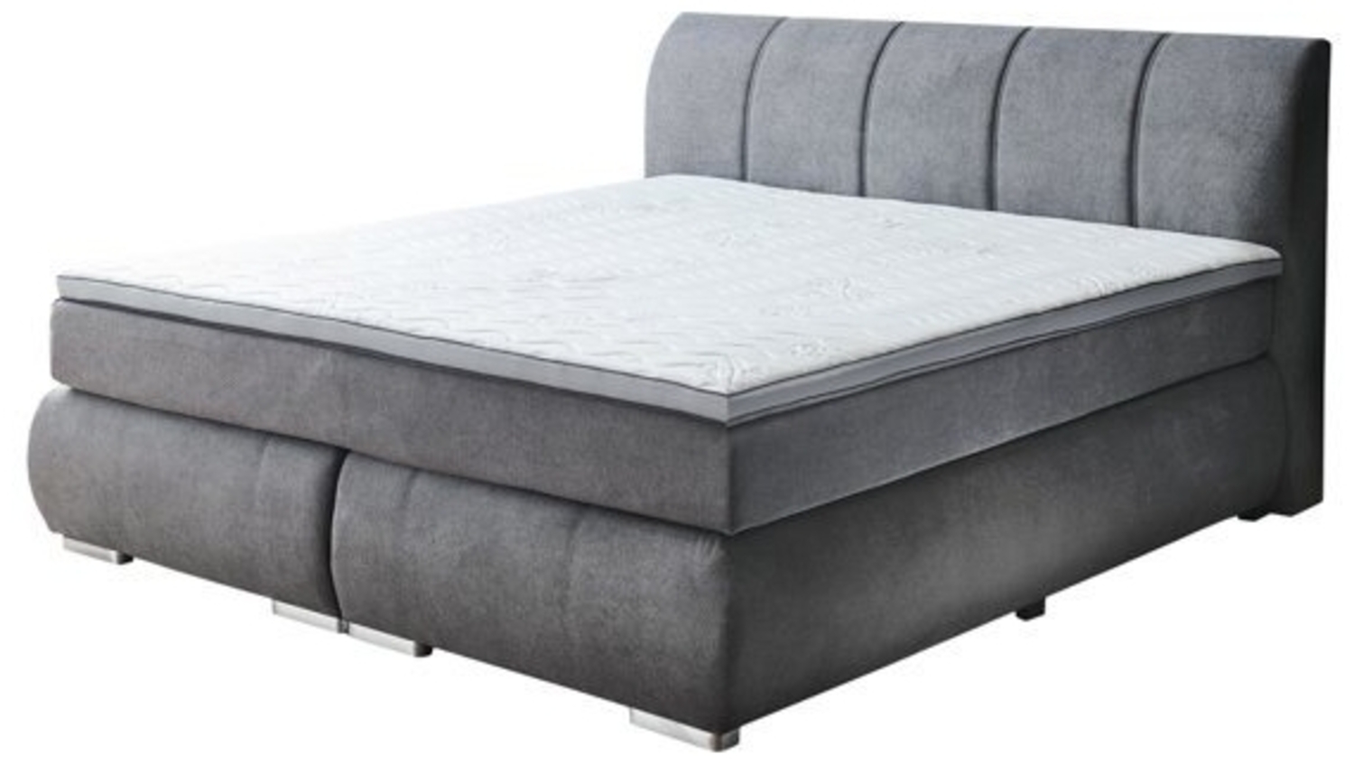 'BX 2120' Boxspringbett, anthrazit, 180x200 cm Bild 1