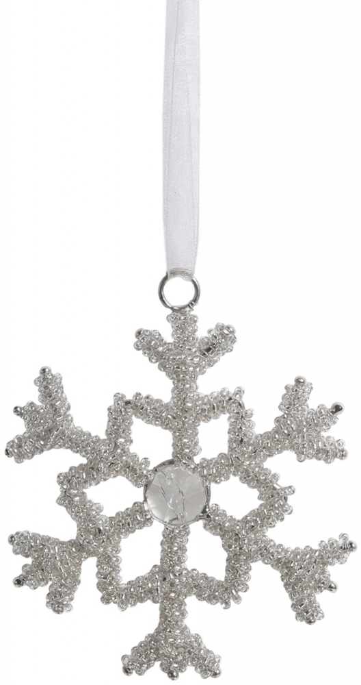 Chic Antique - Stern Weihnachtsstern Hängend mit Strasssteinen D 9cm 52074003 Bild 1