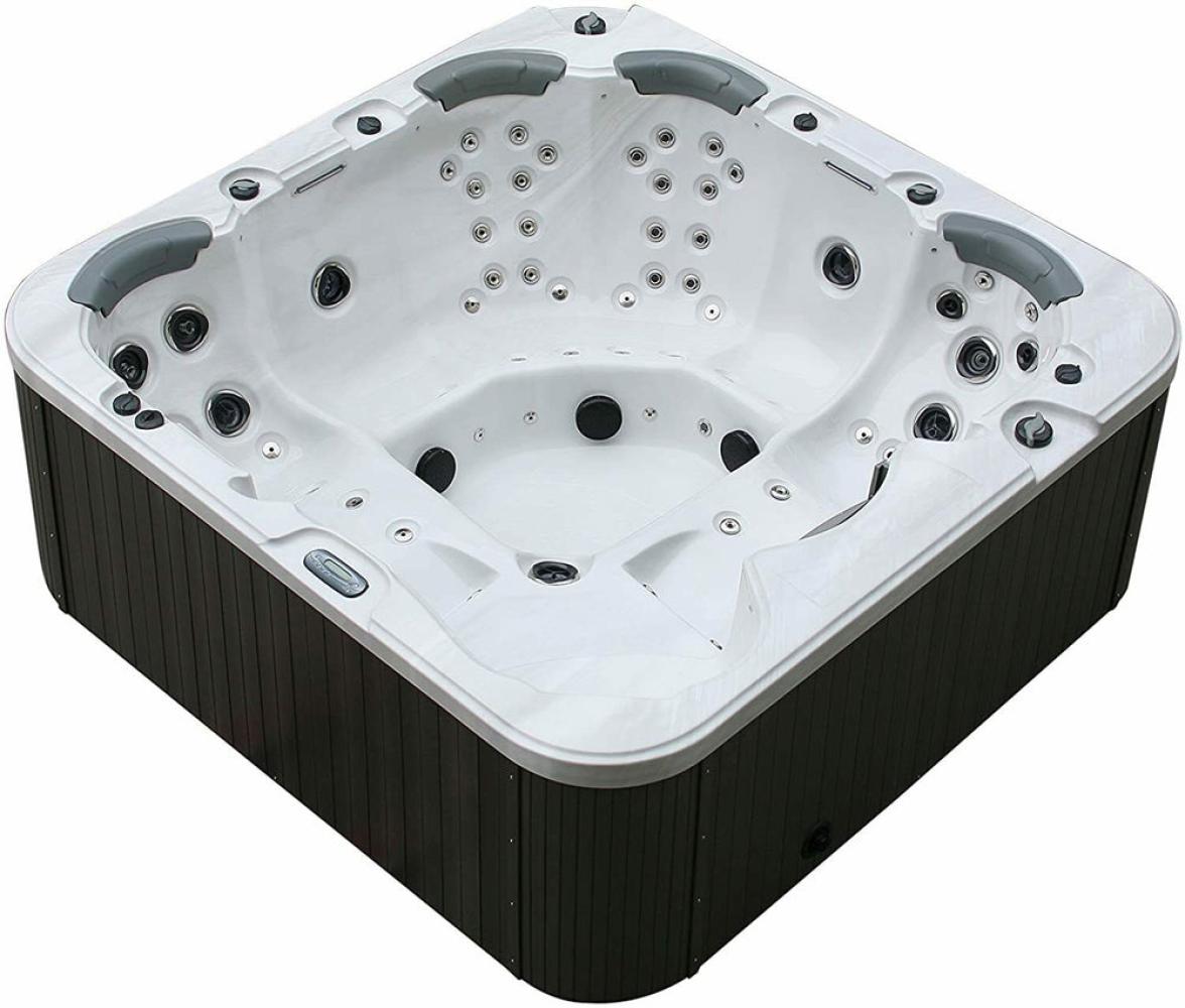 XXL Luxus SPA LED Whirlpool SET 230x230 Farblicht Outdoor+Indoor Pool 6 Pers. V2 Bild 1