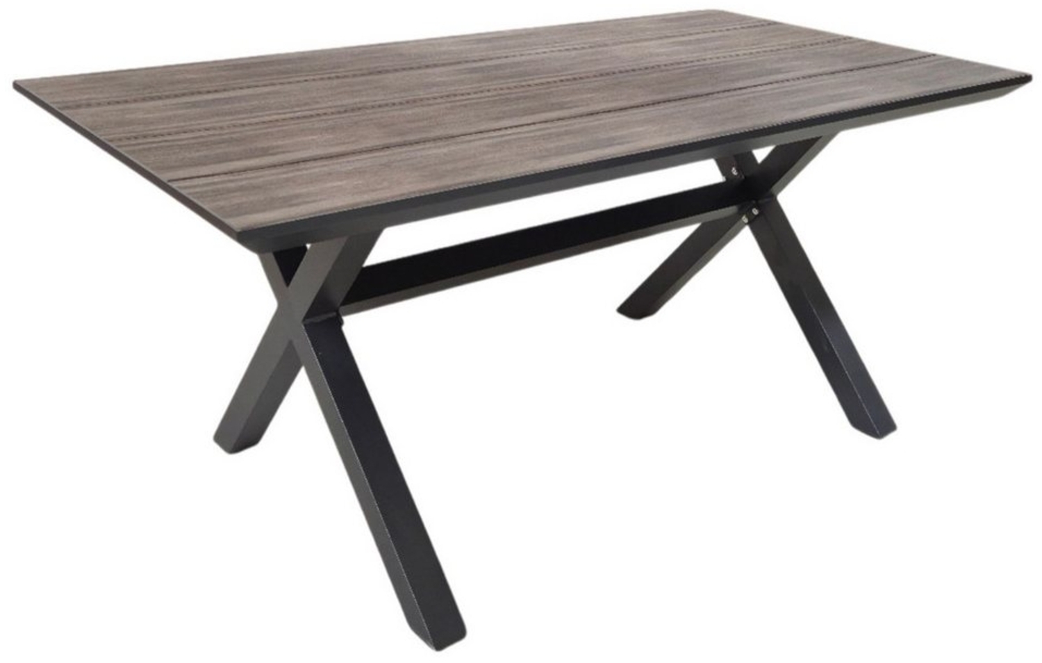 osoltus Manchester Gartentisch Tisch 160x90 artificial wood /Anthrazit Bild 1