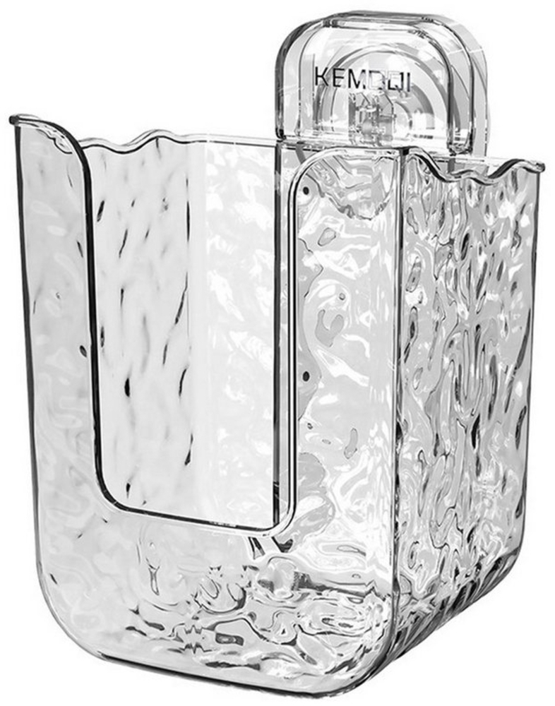 Refttenw Badorganizer Wandmontierte Feuchttuch-Aufbewahrungsbox, stanzfrei Bild 1