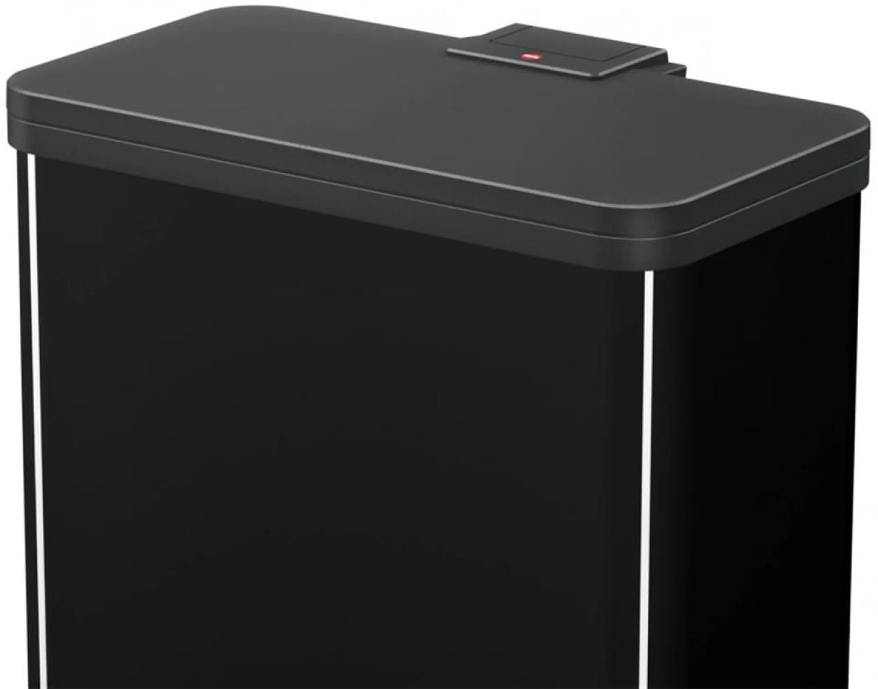 Hailo Tretmülleimer Oko Duo Plus Größe L 17L + 9L Schwarz 0630-260 415431 Bild 1