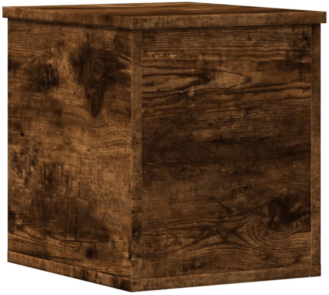 vidaXL Truhe Räuchereiche 30x35x35 cm Holzwerkstoff 840671 Bild 1