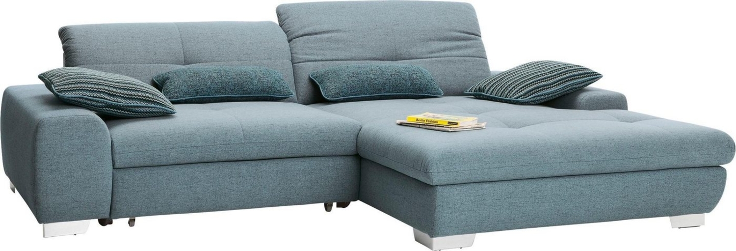 set one by Musterring Ecksofa SO 1200 inkl. Sitztiefen- & Rückenverstellung für hohen Sitzkomfort, wahlweise mit Bettfunktion und Stauraum, L-Form, auch in Cord Bezug Bild 1