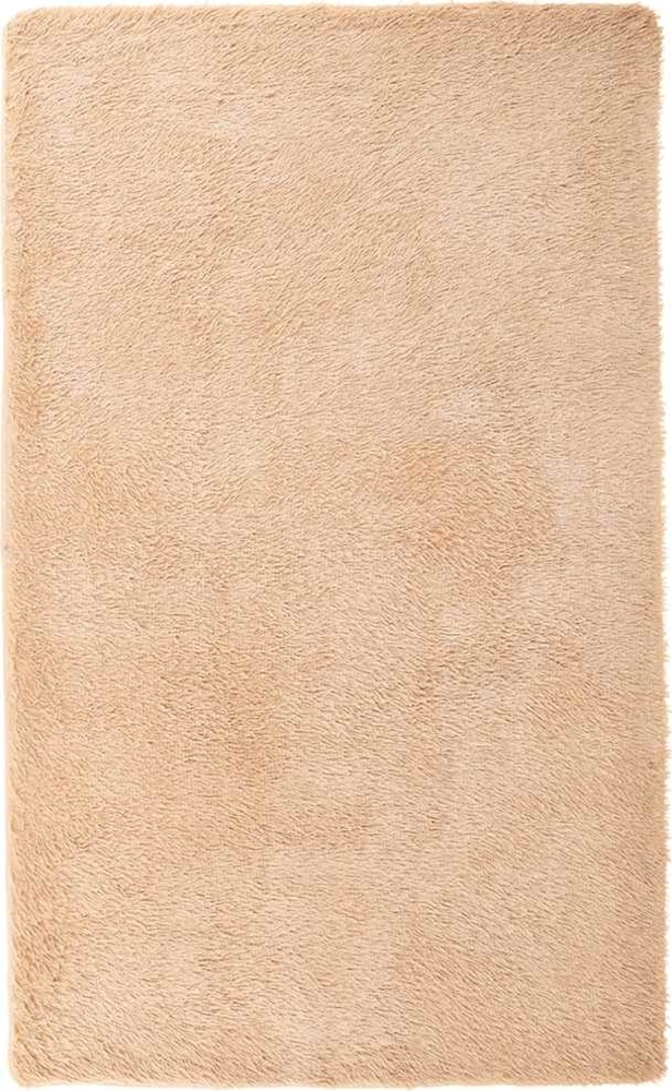 vidaXL Teppich Shaggy Hochflor NAVARRA Beige 80x150 cm Polyester 4102813 Bild 1