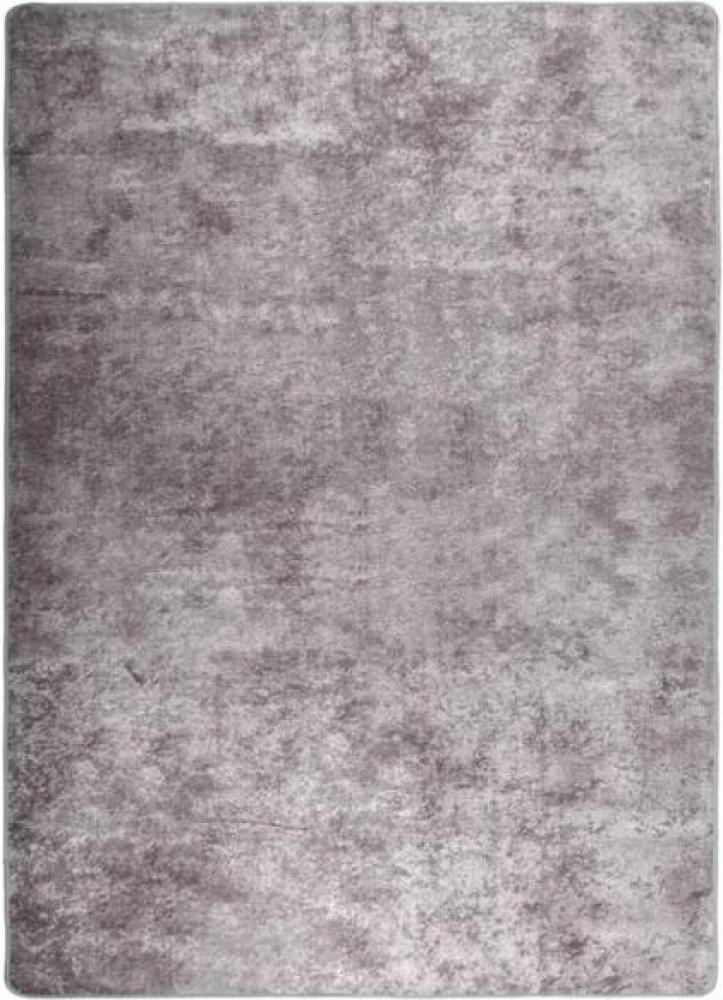 vidaXL Teppich Waschbar 120x180 cm Grau Rutschfest [337960] Bild 1