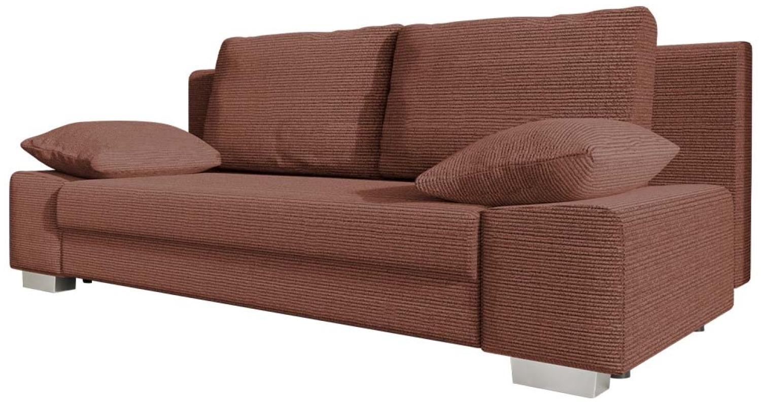 Schlafsofa Laura Cord (Farbe: Poso 29) Bild 1