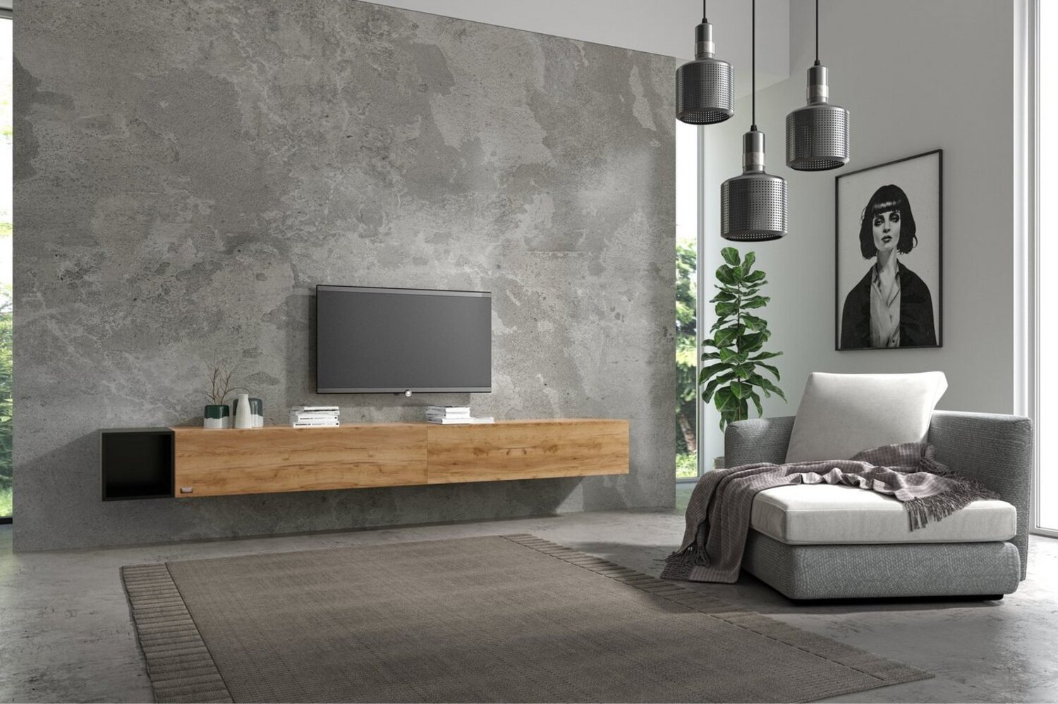 Wuun TV-Board Wuun® Somero Lowboard Tv-Board Wohnwand SW6 Bild 1