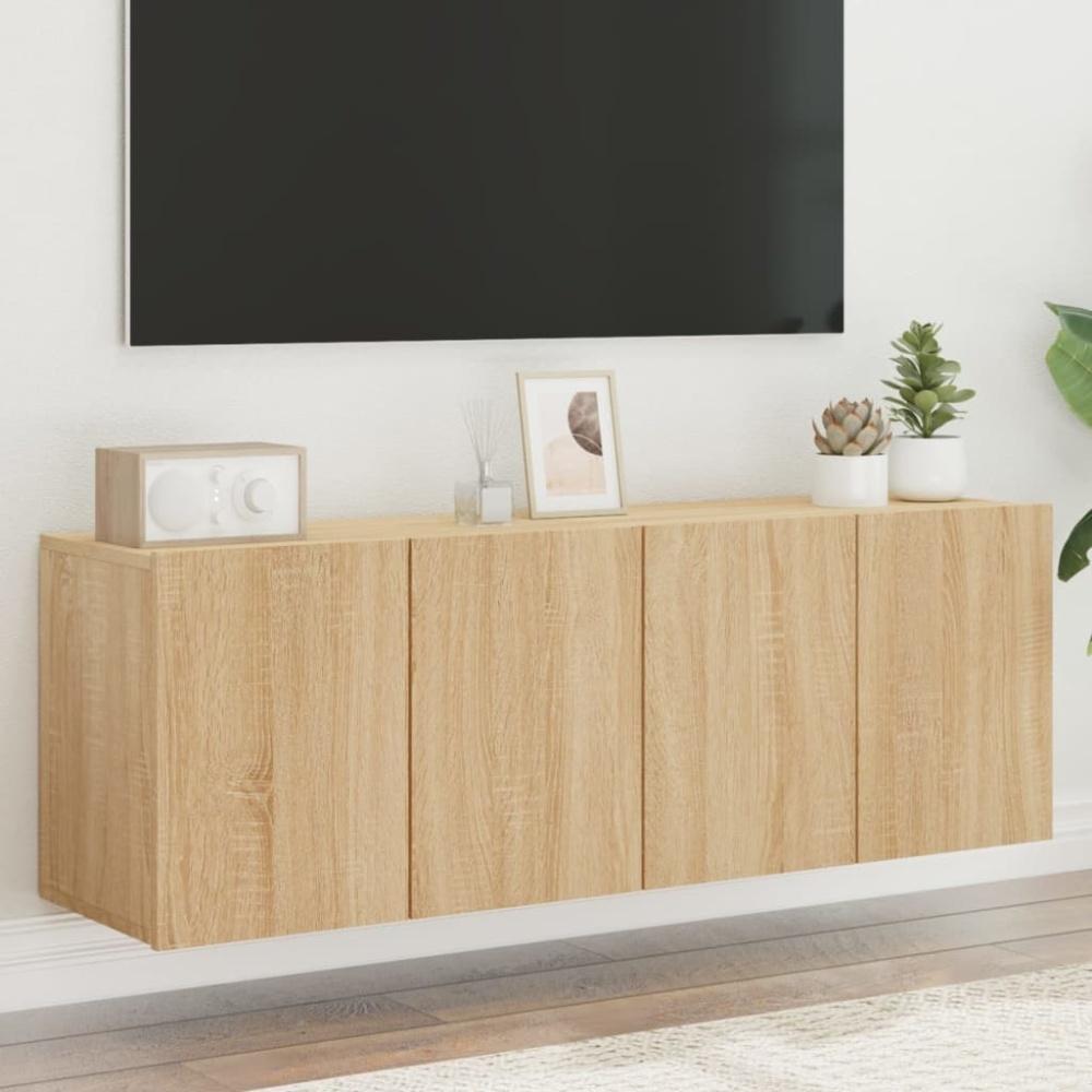 vidaXL TV-Wandschränke 2 Stk. Sonoma-Eiche 60x30x41 cm 836943 Bild 1