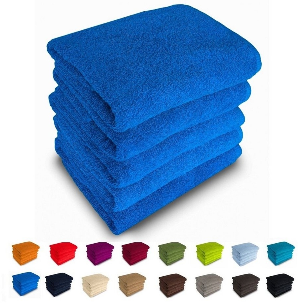 MatratzenL.A.B® Duschtücher 70x140 cm Rimini 500 g/m² Blauer Schwan®, 100% Baumwolle (Duschtücher), Badetücher, Frotee, 23 Farben, mit Aufhänger, einzeln verpackt Bild 1