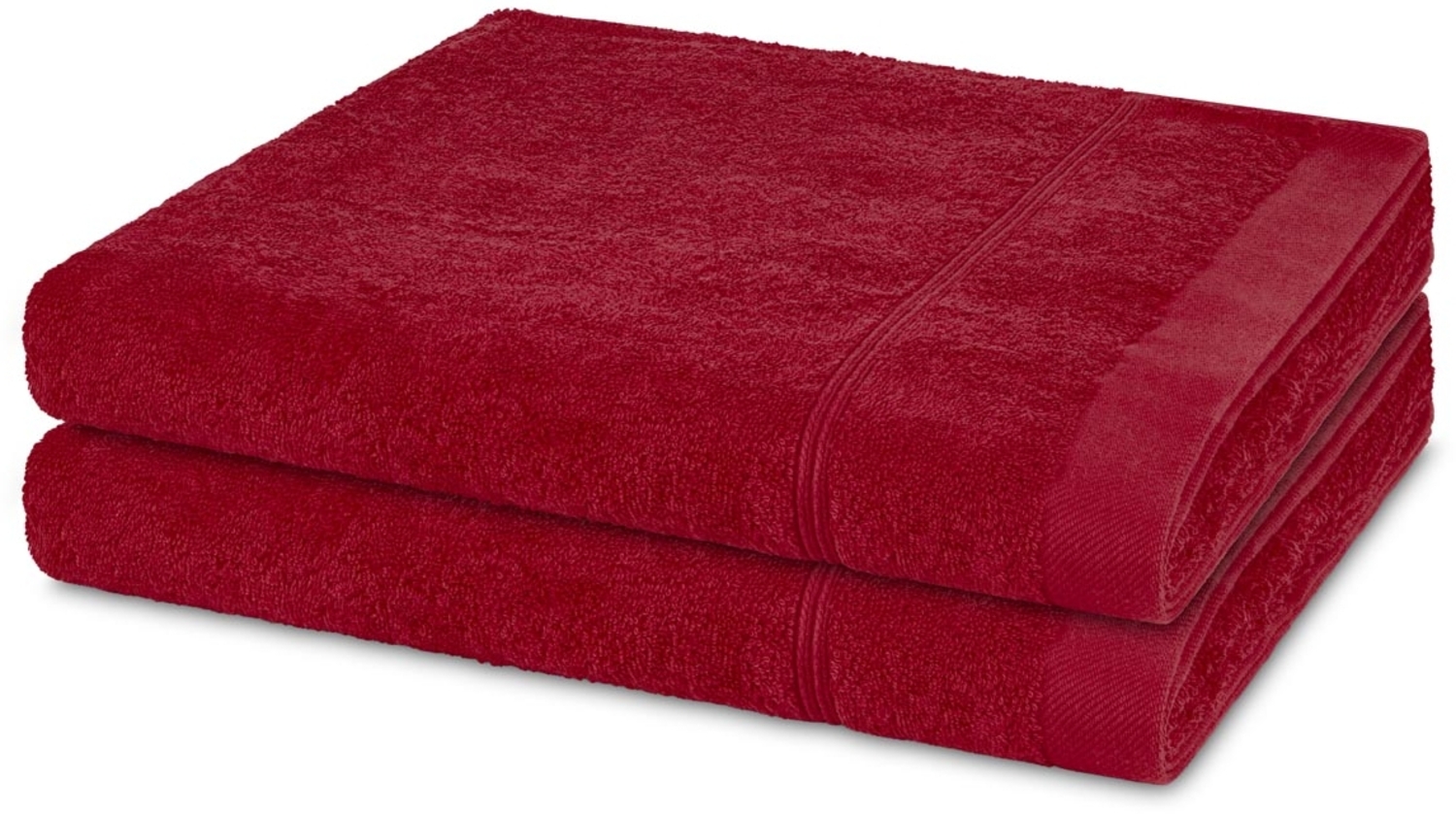 Ross Rubin 2 tlg. Frottier-Set - 2 X Duschtuch (70 X 140cm) - 480 - Vino Bild 1