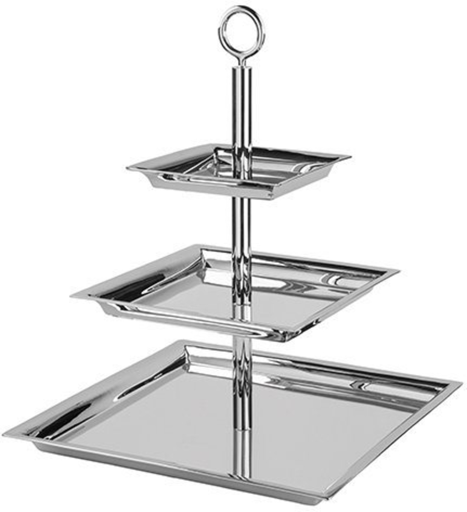 Fink Etagere Nagano, Edelstahl, quadratisch Bild 1