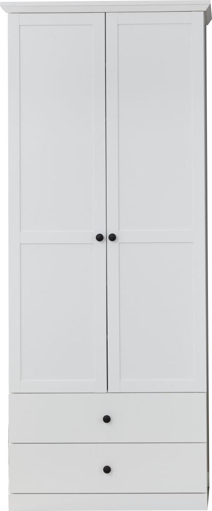 Garderobenschrank Baxter in weiß 81 cm Bild 1