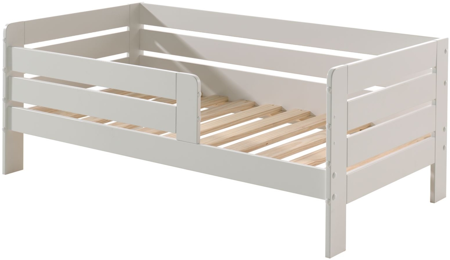Juniorbett Karie 144x70x56 Kinderbett MDF Weiß Bild 1
