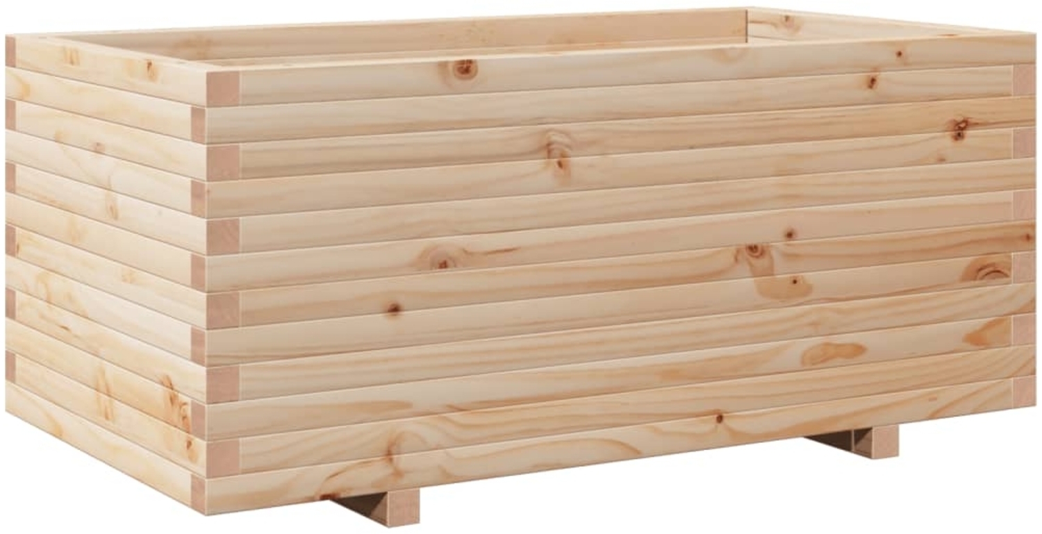 vidaXL Pflanzkübel 110x60x49,5 cm Massivholz Kiefer 3282569 Bild 1