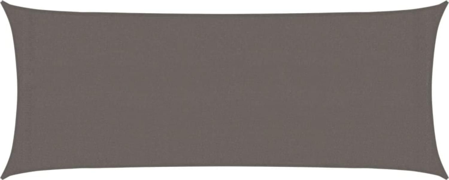 vidaXL Sonnensegel 160 g/m² Anthrazit 2x4,5 m HDPE 311065 Bild 1