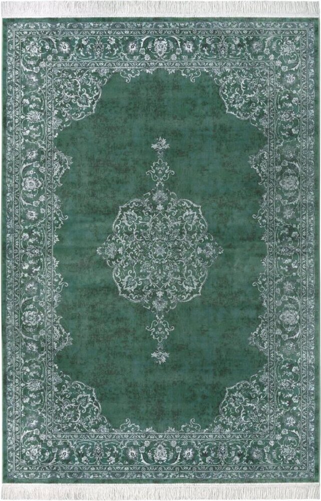 NOURISTAN Teppich Orient Vintage Medaillon, rechteckig, Höhe: 5 mm, Orientalisch mit Fransen, Orient, Wohnzimmer, Schlafzimmer, Esszimmer Bild 1