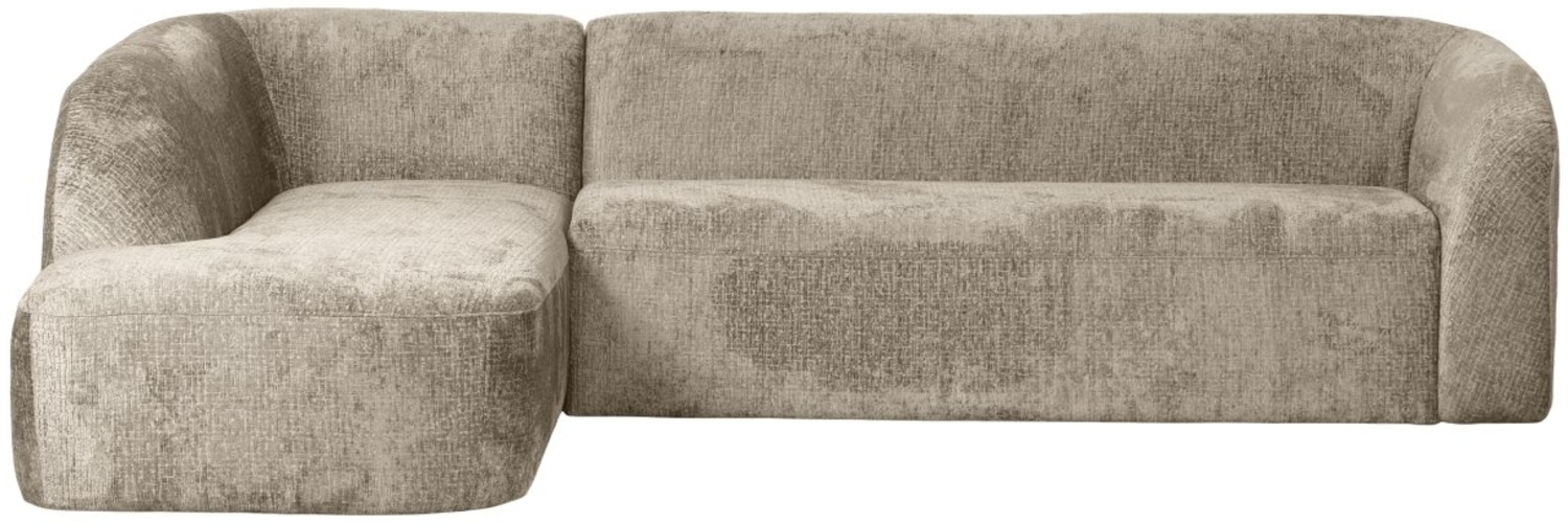 Ecksofa Sloping aus Struktursamt Links, Wheatfield Bild 1