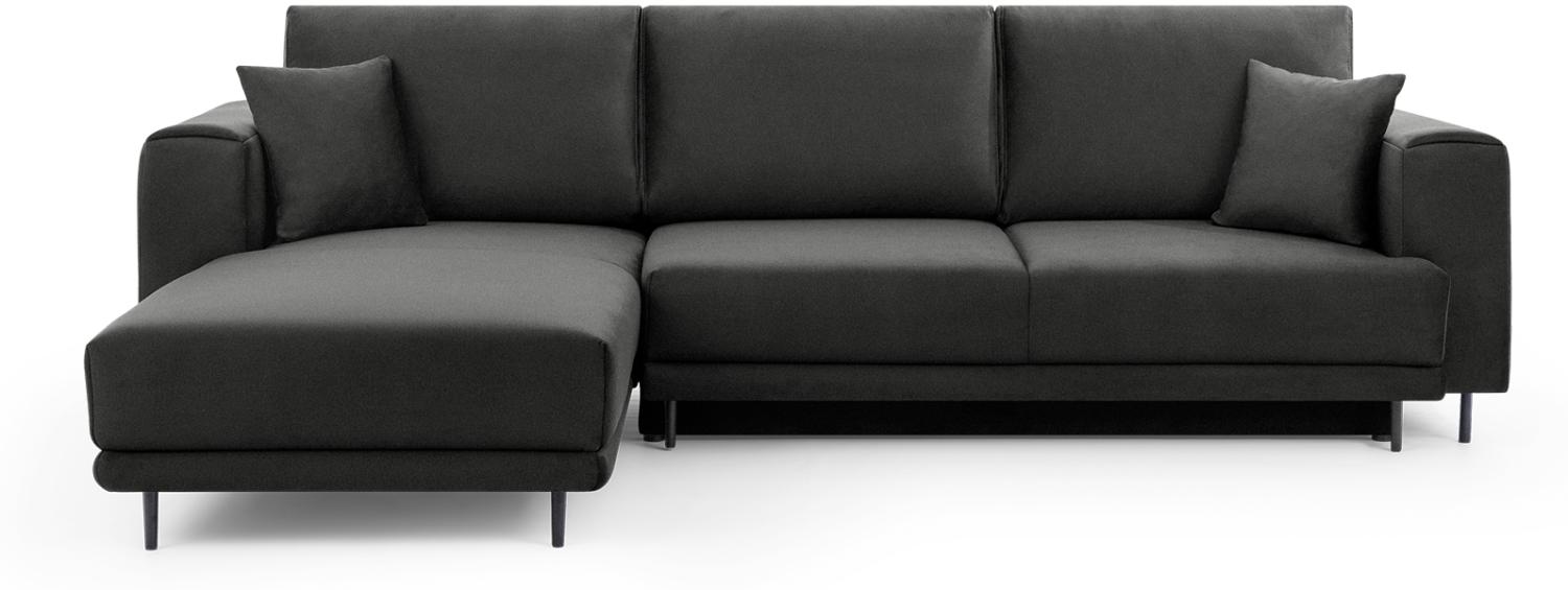 ELTAP 'Dalia' Ecksofa, Dunkelgrau, 95 x 190 x 289 cm, Links Bild 1