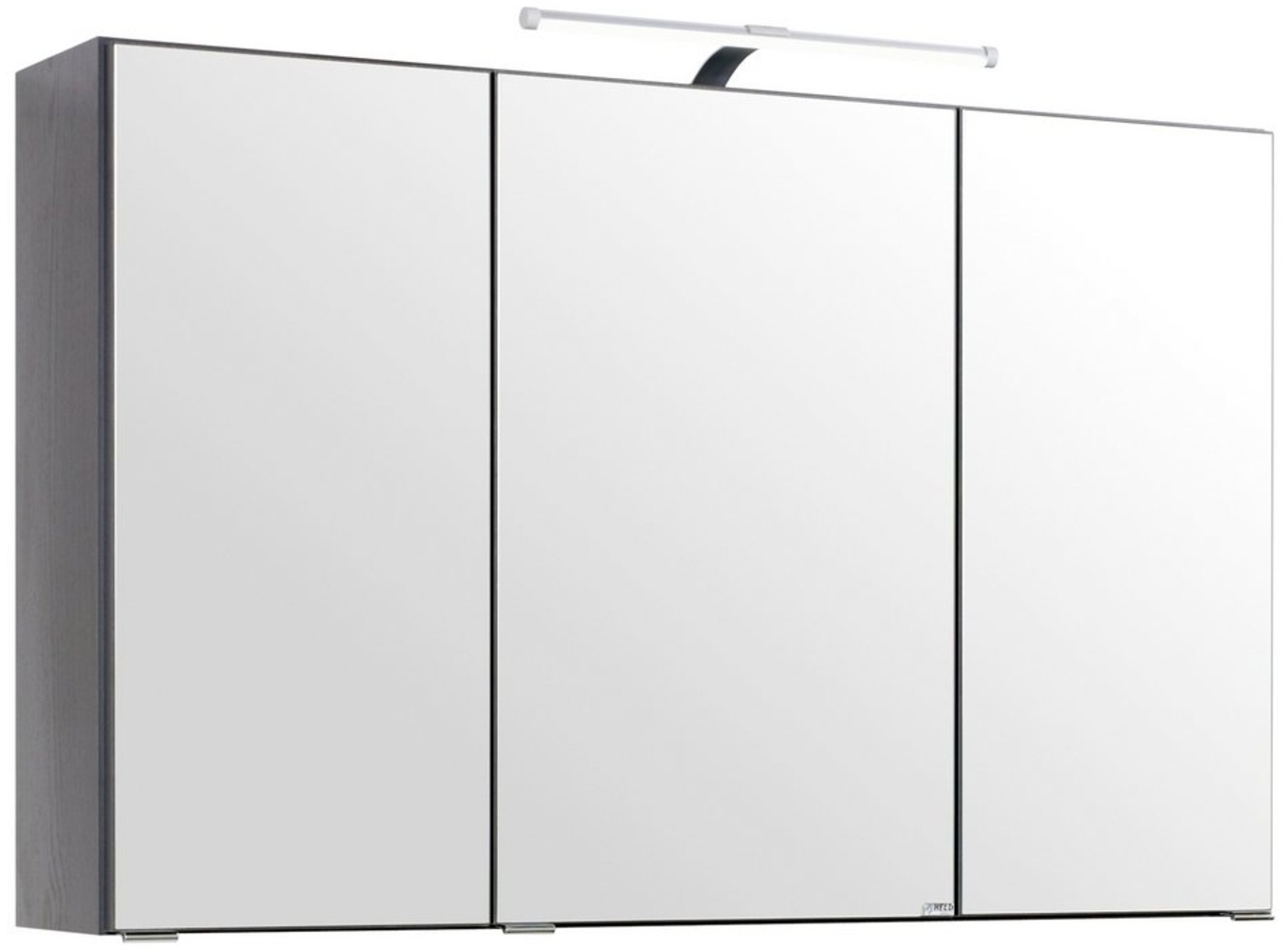 welltime Spiegelschrank Florida Breite 100 cm, mit LED-Beleuchtung Bild 1