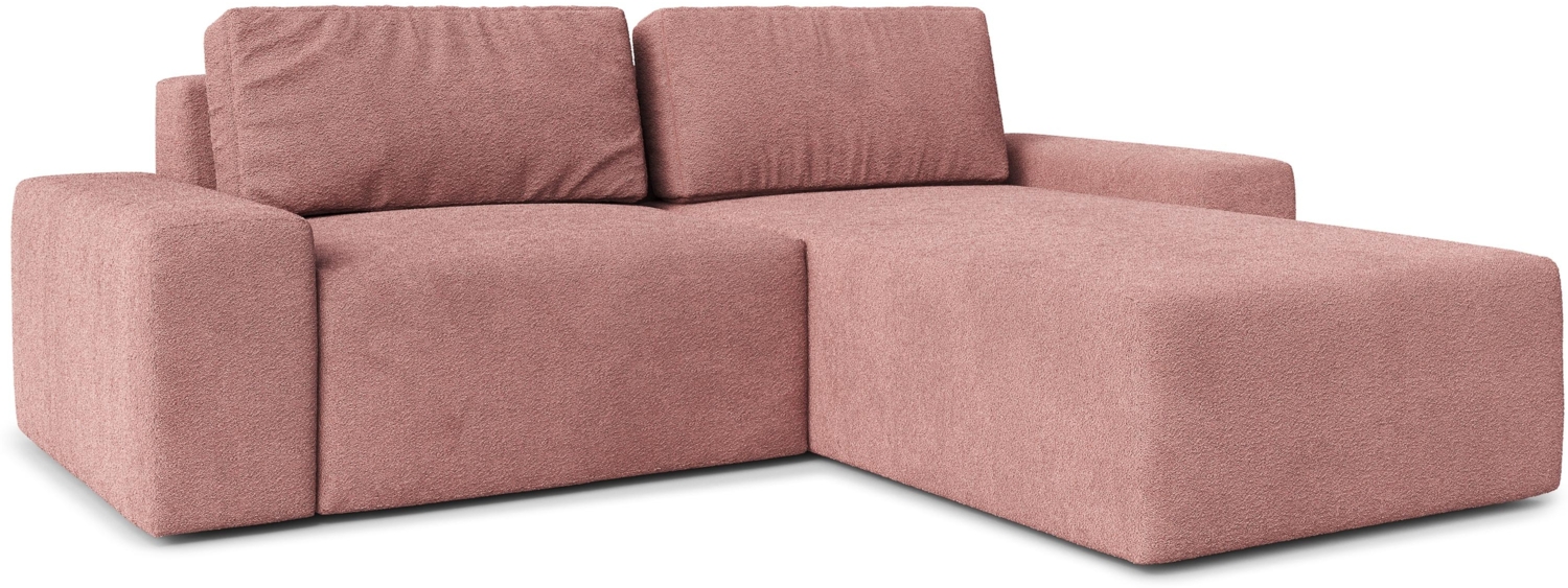 AX LIVING Sofa L Form Arkleton Ecksofa Modern Rosa 260 cm – Komfort & Stil R Bild 1