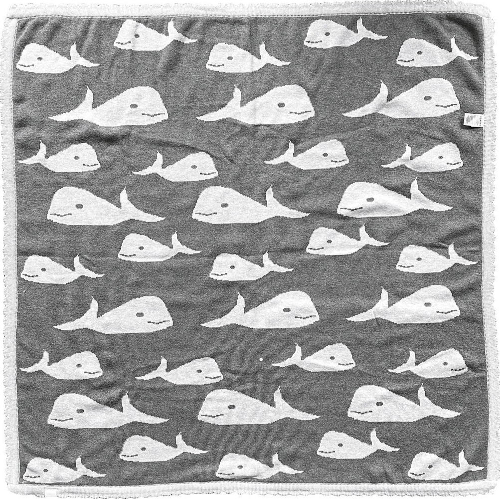 HANSEKIND Strickdecke Wal Bild 1
