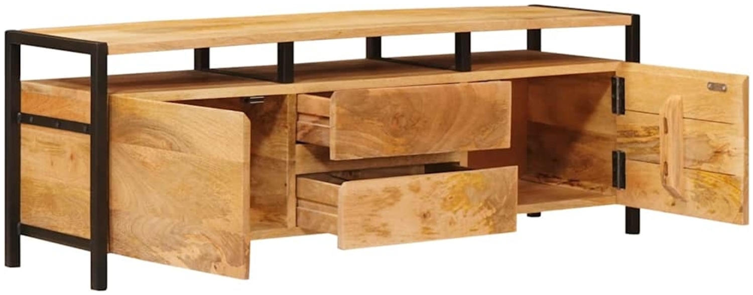 vidaXL Stauraumschränke Braun 110 x 30 x 40 cm Massivholz Mango 4104619 Bild 1