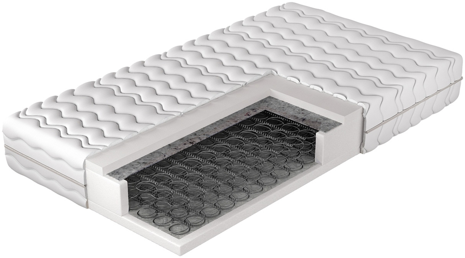 Beidseitige Federkernmatratze Pronto 17 cm (Größe: 200x200 cm) Bild 1