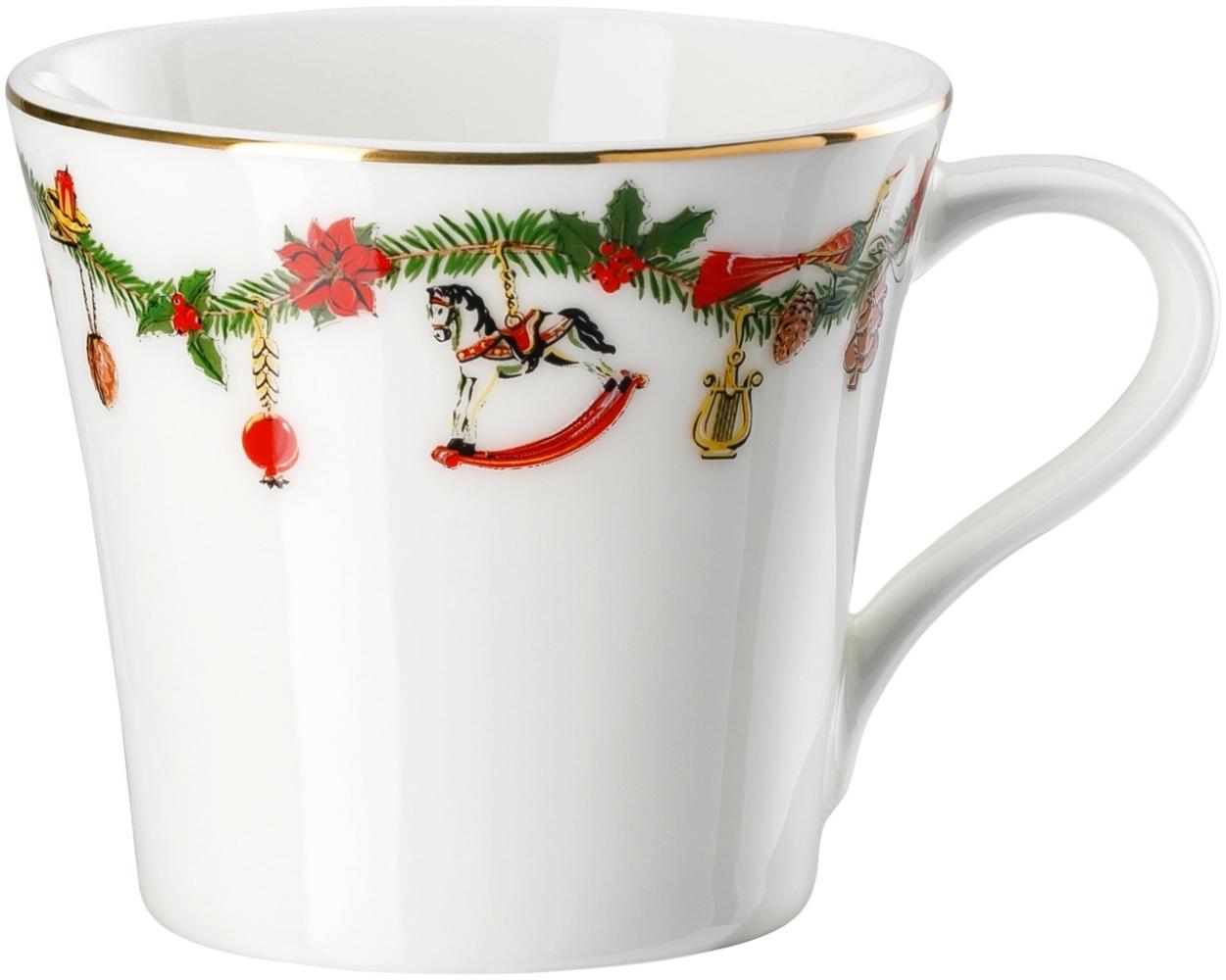 Tee-/Cappuccino-Obertasse Nora Christmas Hutschenreuther Teetasse, Spülmaschinengeeignet Bild 1