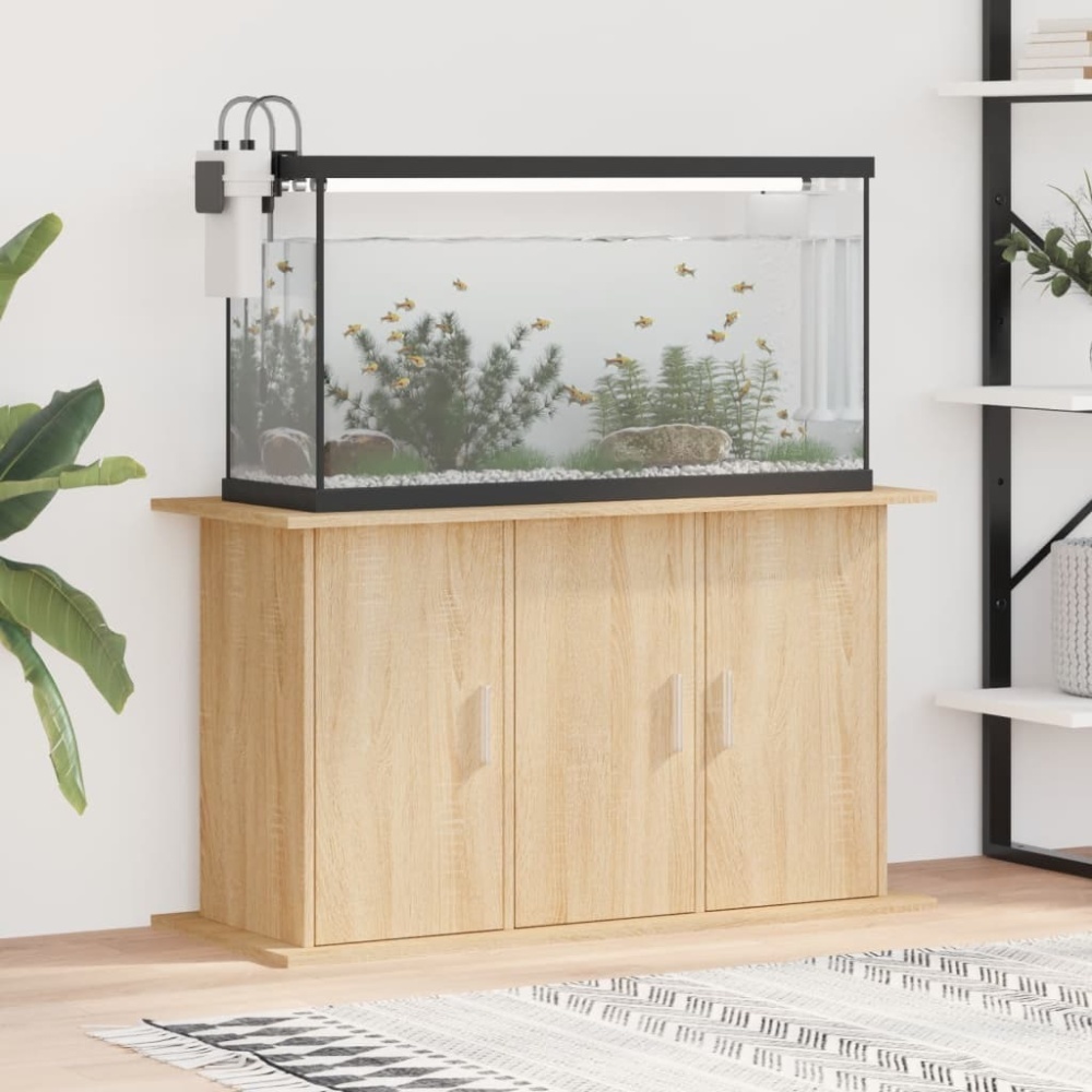 vidaXL Aquariumständer Sonoma-Eiche 101x41x58 cm Holzwerkstoff 833634 Bild 1