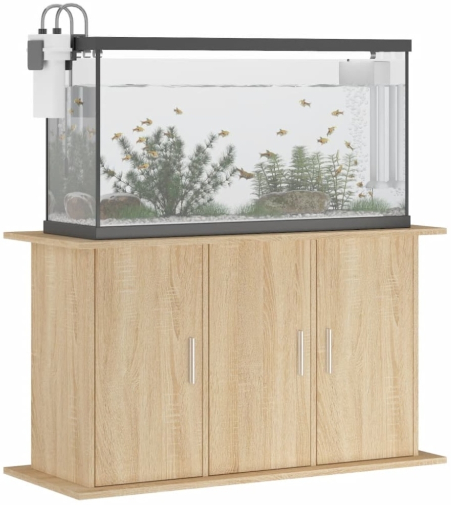 vidaXL Aquariumständer, Holzwerkstoff Sonoma-Eiche, 101 x 41 x 58 cm Bild 1