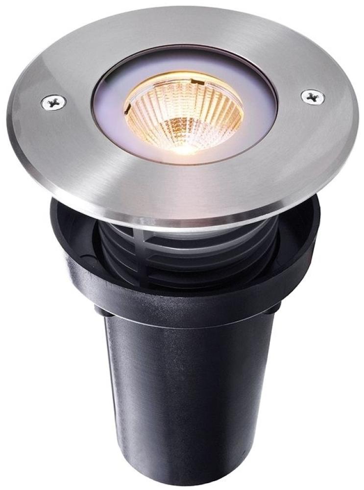 Deko Light Tall COB I WW Bodeneinbaustrahler Außen LED silber IP67 720lm 3000K >80 Ra 25° Modern Bild 1