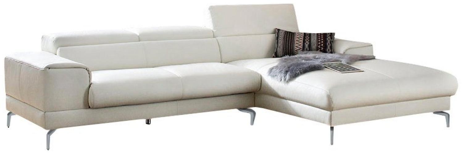 W.SCHILLIG Ecksofa piedroo, Kopfteilverstellung, wahlweise mit Sitztiefenverstellung, Breite 303cm Bild 1