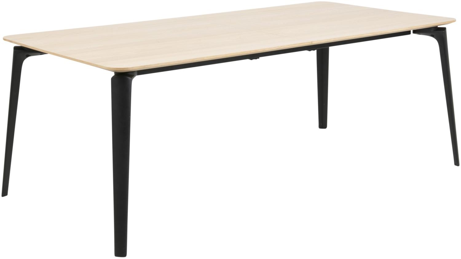 Esstisch Coy 100x200 cm Eiche schwarz Bild 1