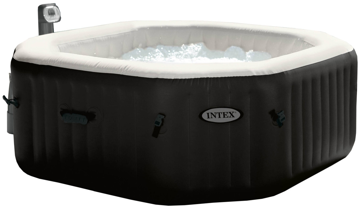 Intex Pure Spa Octagon Bubble Jet mit Salzwassersystem Ø201x71 cm Außenwhirlpools Bild 1