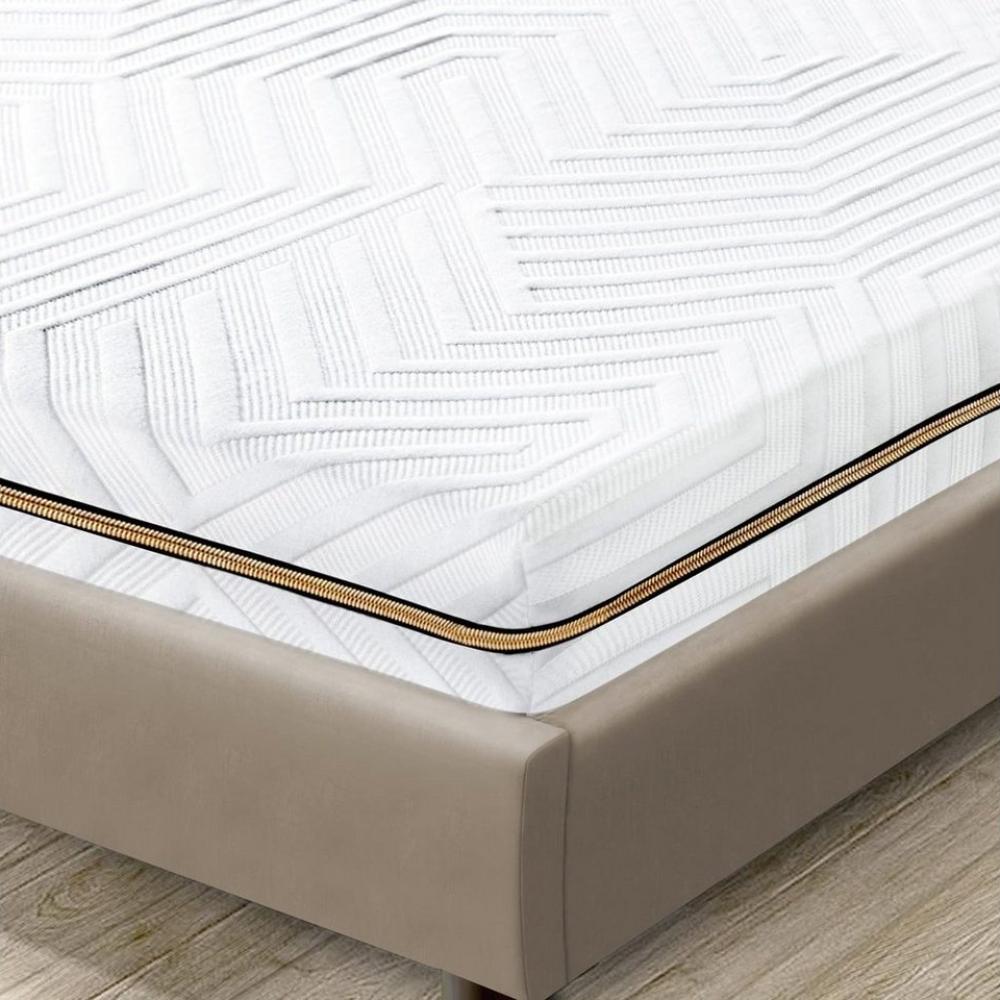 BedStory, Topper Topper 90/140/160/180x200cm, H3H4 Härtegrad, 7.5 cm hoch, Matratzentopper mit Gel Kaltschaum, Matratzen Topper mit Waschbarem Bezug, Matratzenauflage für Mattress Boxspringbett Schlafsofa Wohnwagen Bild 1