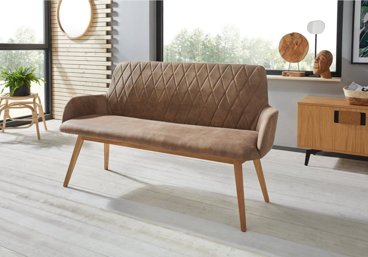 Home affaire Sitzbank Brest, Schuhbank, Garderobenbank, Bank Breite 160 cm Bild 1