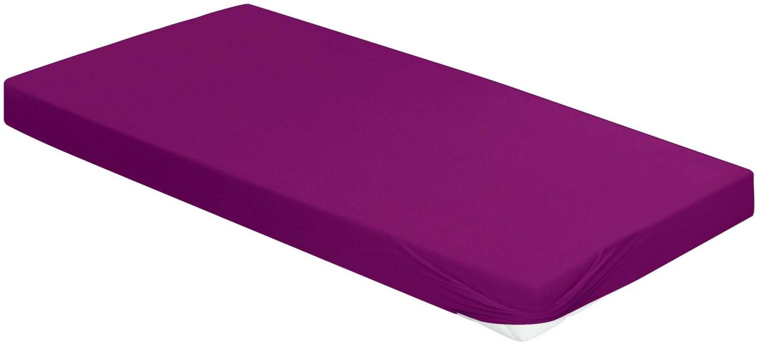 Irisette Frottier-Stretch Betttuch Orion 0009 berry 100 x 200 cm 9-75 berry Bild 1