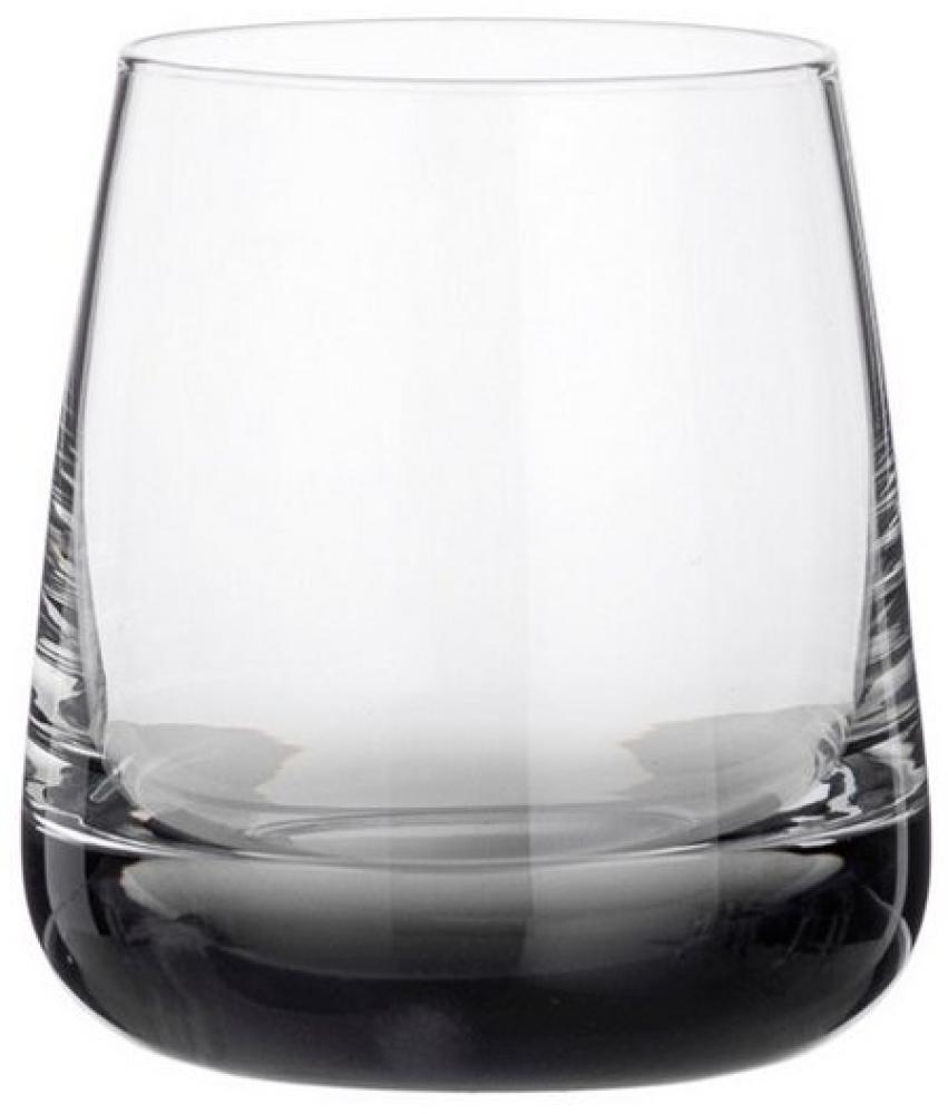 Broste Copenhagen Gläser-Set Trinkglas SMOKE klar/grau 0,35 l, Mundgeblasenes Glas, Smoke Glas Bild 1