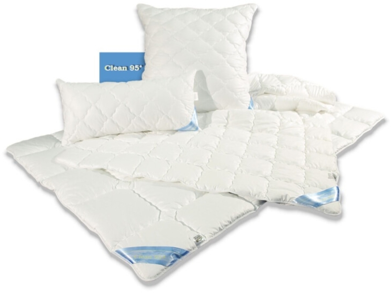 Faserdecke Sommer Bettdecke - Leicht Steppbett - Garanta CLEAN 95 135x200 cm Bild 1