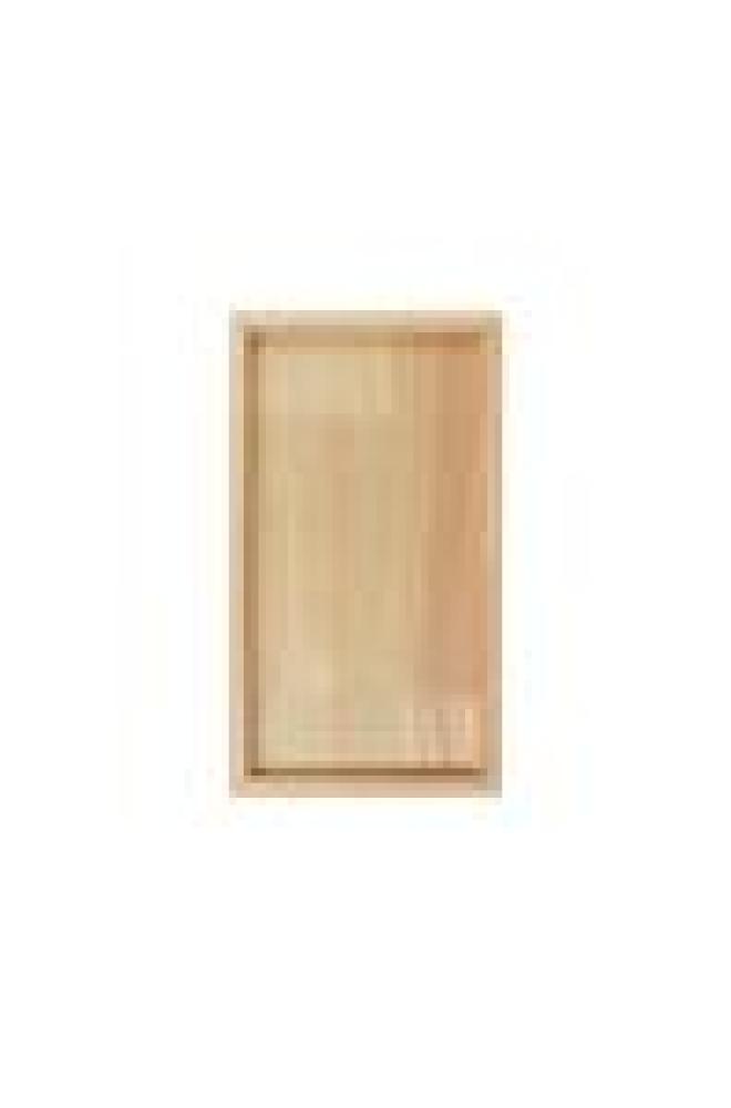 ASA Selection wood Holztablett rechteckig, Tablett, Serviertablett, Gummibaumholz, Natur, 14 x 25 cm, 53690970 Bild 1