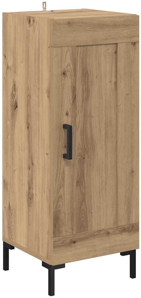 vidaXL Sideboard Olden Artisan-Eiche 34,5 x 34 x 90 cm 881652 Bild 1