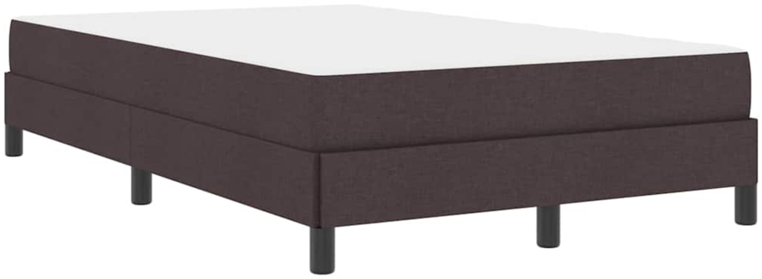 vidaXL Boxspringbett mit Matratze Dunkelbraun 120 x 190 cm Stoff 3398475 Bild 1
